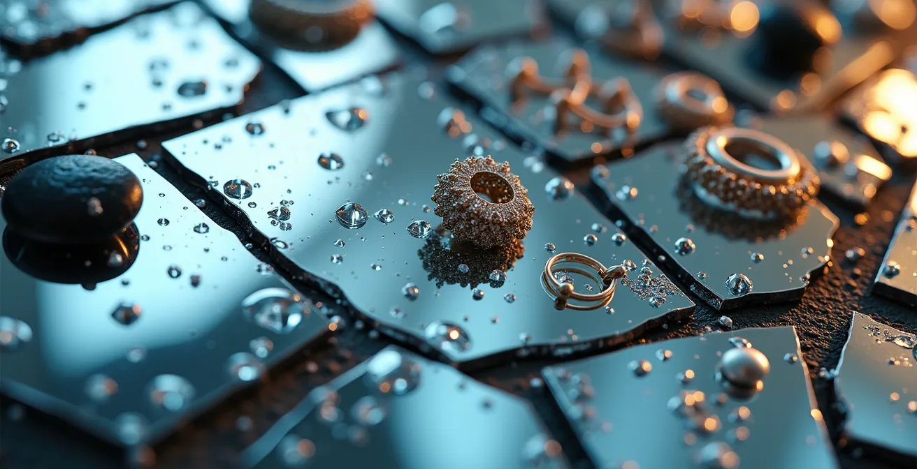 Abstract representation of identity void and consumer psychology