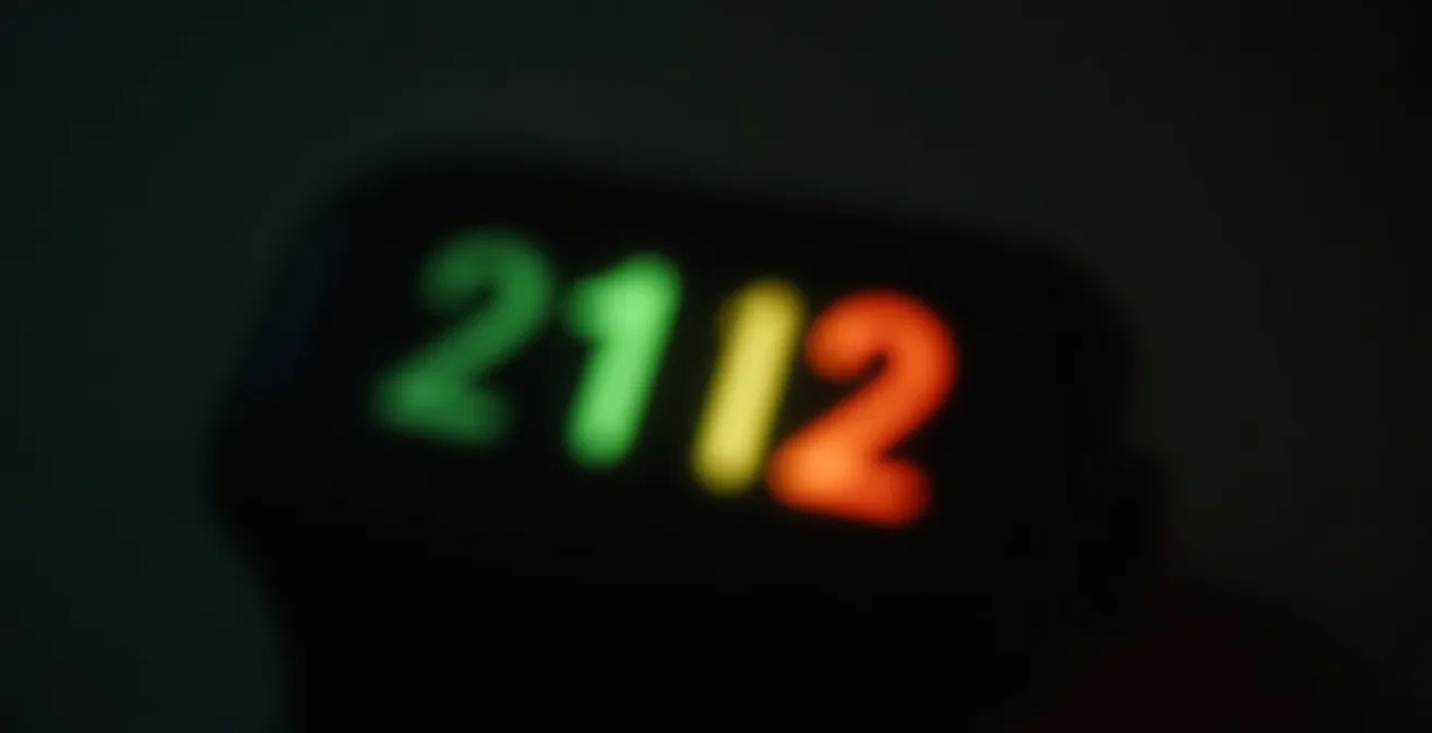 Abstract visualization of exercise intensity levels through color gradients